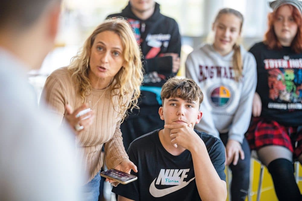 Jugendliche im Coaching zur Berufsorientierung